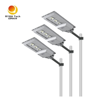 NUEVA LUZ DE CALLE LED CON PANEL SOLAR INTEGRADO DE POLISILICIO ABS 30W, IMPERMEABLE IP65