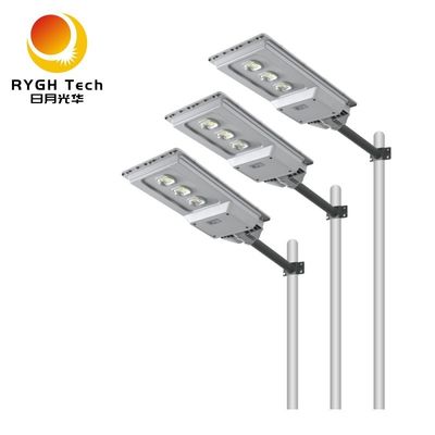 Amplia área de iluminación y alto brillo, farola solar LED integrada de 20W con inducción por radar para iluminación de vías públicas