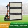 Luces LED para estadio de fútbol, césped y fútbol soccer de 1000W 150000lm, aprobadas por la FIFA