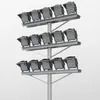 Lámpara de foco LED industrial para exteriores, 1000W, para estadio