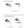 80ra Restauración de color natural 300W LED Street Light Carretera Plaza Disponible