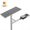 Luz de calle solar duradera de 50W 60W con clasificación IP65, luz de calle LED solar inteligente