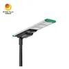 Iluminación de ingeniería IP65 Alto brillo 50W Todo en una luz solar de la calle
