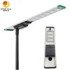 Luz de calle solar integrada todo en uno de 150W con cámara CCTV 4G