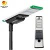 Sensor de movimiento, control remoto, farola solar todo en uno LED de 40W con cámara CCTV
