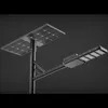 Luces de calle LED para postes de jardín alimentadas por panel solar Rygh-Zc-50W, 170lm/W
