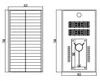 Sensor de microondas para alumbrado vial todo en uno integrado 60W Alumbrado público solar Lámpara solar LED para alumbrado público