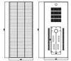 Sistema de farola solar de 150W con 170lm/W para el proyecto de gobierno 10m 11m