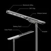 Alta calidad 9-11 metros 12V LED luz solar de la calle Rygh-Fx-120W