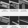 Alta calidad 9-11 metros 12V LED luz solar de la calle Rygh-Fx-120W