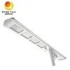 Luminaria vial LED solar integrada de aleación de aluminio de 80W con sensor de movimiento