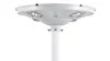 Luz de jardín solar LED de 50 W de aluminio inoxidable exterior blanco