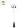 Lámpara pública de paisaje, poste superior, integrada, 15W, solar, LED, luz de jardín