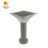 Luz de jardín LED solar de 5W con poste para pilar de iluminación de poste de puerta cuadrada