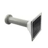 Luz de jardín LED solar de 5W con poste para pilar de iluminación de poste de puerta cuadrada