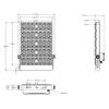 Foco LED Premium de 300W para Exteriores, Profesional y Multipropósito