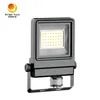 Foco LED de 30W con sensor PIR de ahorro energético para iluminación exterior