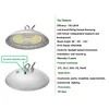 AC277 IP69K CRI 95 NSF Grado Alimenticio 100W 120W 150W UFO LED Luz de Bahía Alta para Fábrica de Procesamiento de Alimentos