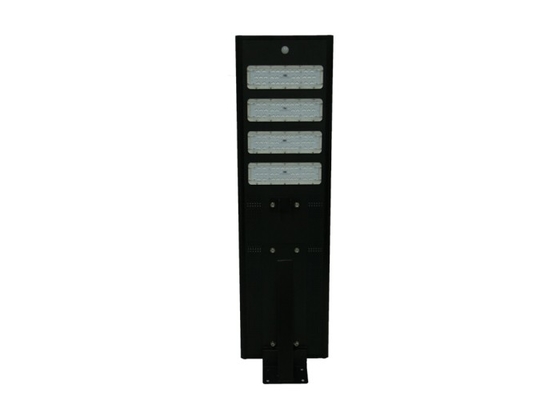 80 material de cristal de acero de aluminio accionado solar de la luz de calle del vatio LED 10000LM