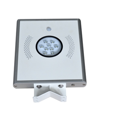 8 vatios 120LM/W todo en un sensor de movimiento solar de la luz PIR del patio de la calle