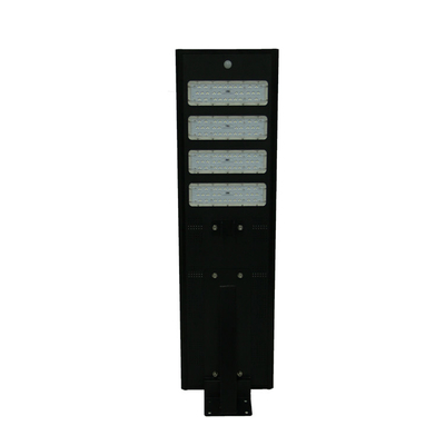 lámparas de calle solares del jardín 8500LM, vivienda solar del negro de la luz de calle del poder más elevado 80W
