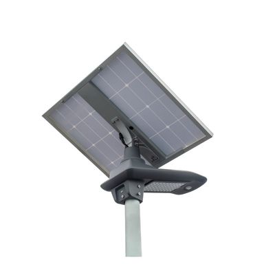 130-150LM/W vivienda gris clara accionada solar elegante de la calle de la alta batería LED del lumen 60W DC 11.1V con 3 años de garantía