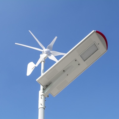 Material de aluminio todo en un vatio híbrido llevado solar de Sistema 80 del viento ligero de calle