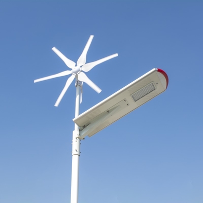 Material de aluminio todo en un vatio híbrido llevado solar de Sistema 80 del viento ligero de calle