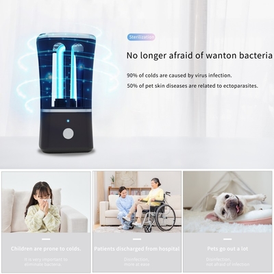 Mini lámpara Uvc portátil de la desinfección, luz ULTRAVIOLETA del esterilizador del coche cargable del USB