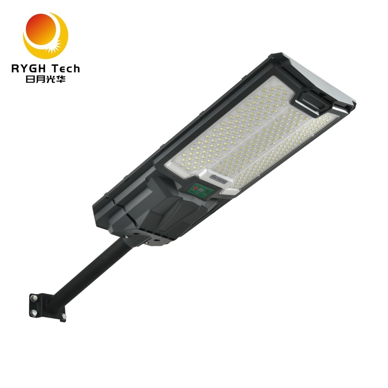 Área de irradiación amplia 300 metros cuadrados con alto brillo 5050 chips LED todo en uno luz solar LED de la calle 30W