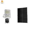 Batería integrada al aire libre 100W 200W Luz solar LED de inundación de la calle con cámara de CCTV 4G