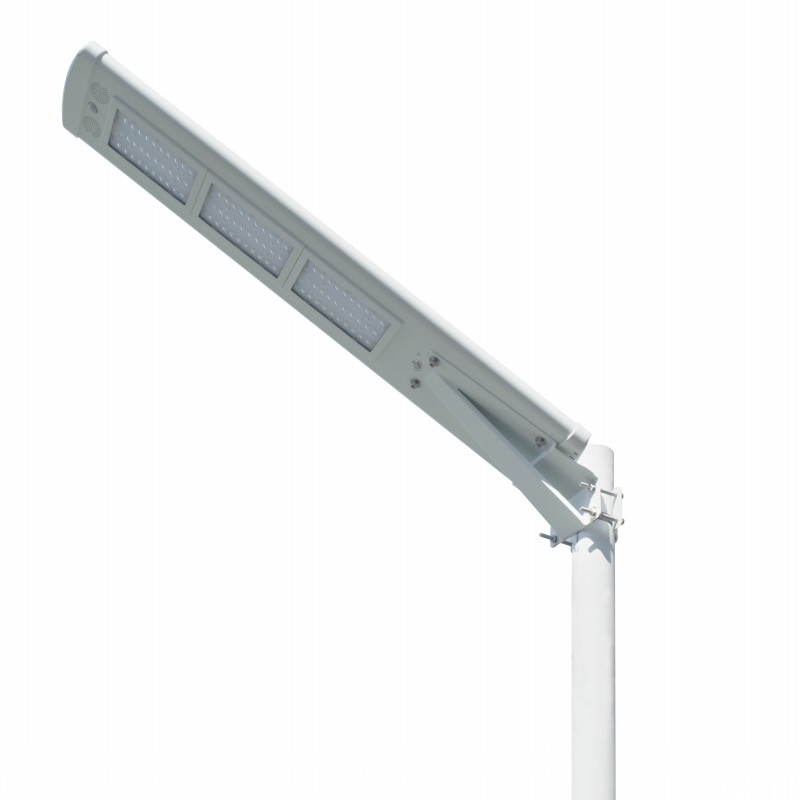 Blanco caliente accionado solar auto de la luz de calle de Smart 30W LED con control móvil del APP