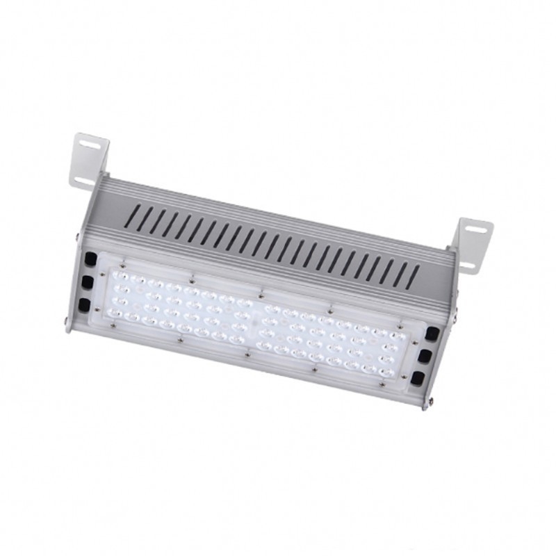 El alto lumen 50w llevó los altos accesorios lineares 130lm/w 353×144×115 milímetro de la bahía