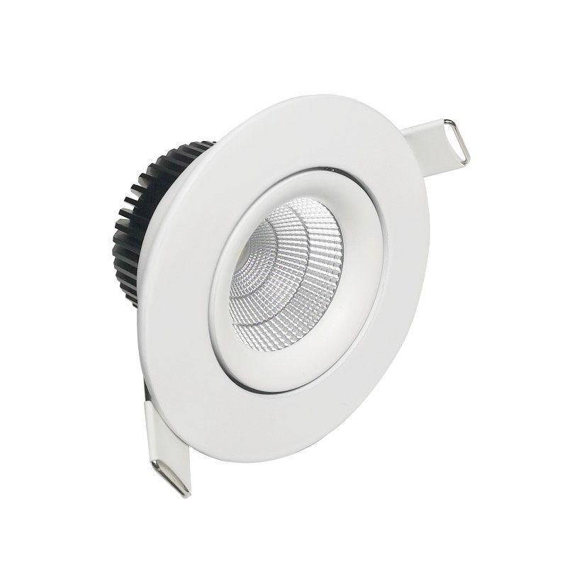 Ángulo de haz 38/60° Smart LED Downlights 8w que amortigua/temperatura de color ajustable