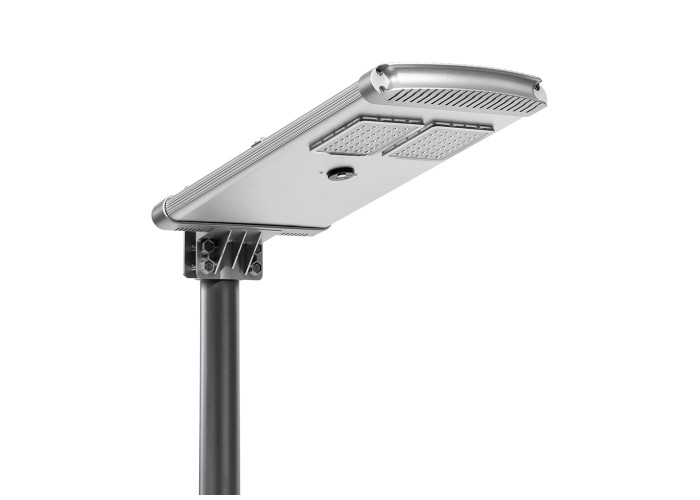 Ahorro de la energía todo en una luz de calle llevada solar IP65 de vivienda de aluminio 30W 170lm/w