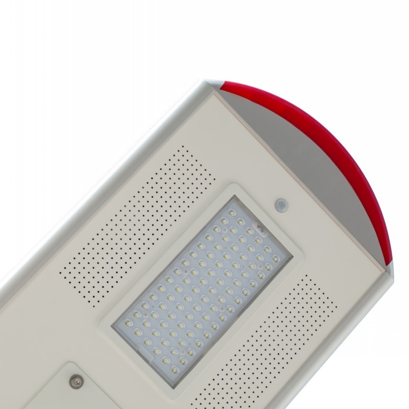 Material de aluminio todo en un vatio híbrido llevado solar de Sistema 80 del viento ligero de calle