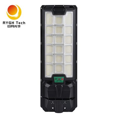 Luz de calle LED solar de inducción por radar de 18W con control remoto para exteriores, para carretera, patio y acera
